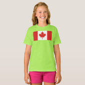Länderflagge Kanada T-Shirt (Vorne ganz)