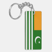 Länderflagge Kaschmir-Region Symbol Schlüsselanhänger (Vorderseite links)