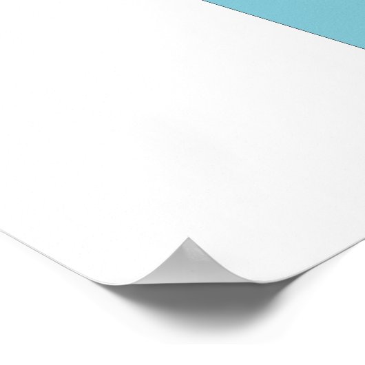 Länderflagge Poster (Ecke)