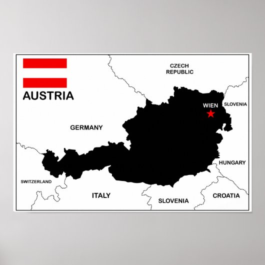 Länderflagge Poster (Vorne)