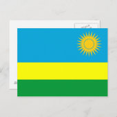 Länderflagge Postkarte (Vorne/Hinten)