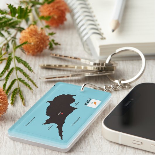 Länderflagge Schlüsselanhänger (Vorderseite rechts)