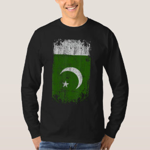 Länderflagge Souvenir Grunge Flag Pakistan T-Shirt