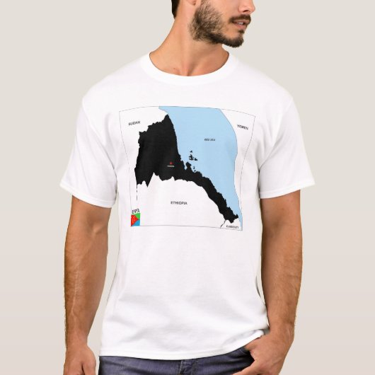 Länderflagge T-Shirt (Vorderseite)