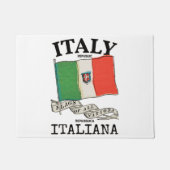 Länderflagge Vintag Italien Fußmatte (Vorderseite)