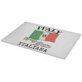 Länderflagge Vintag Italien Schneidebrett (Ecke)