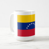 Länderflagge von Venezuela benutzerdefinierter Kaf Kaffeetasse (Vorderseite Links)