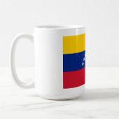 Länderflagge von Venezuela benutzerdefinierter Kaf Kaffeetasse (Links)