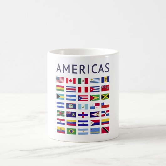 Länderflaggen Amerikas nationale Flaggen Amerika Kaffeetasse (Mittel)