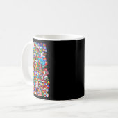Länderflaggen Kaffeetasse (Vorderseite Links)