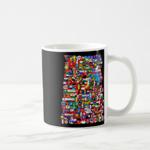 Länderflaggen Kaffeetasse