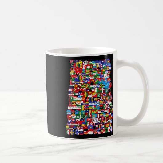 Länderflaggen Kaffeetasse (Rechts)