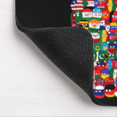 Länderflaggen Mousepad (Ecke)