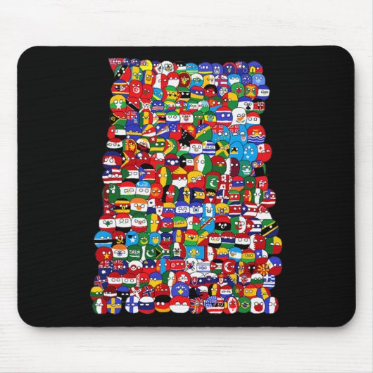 Länderflaggen Mousepad (Vorne)