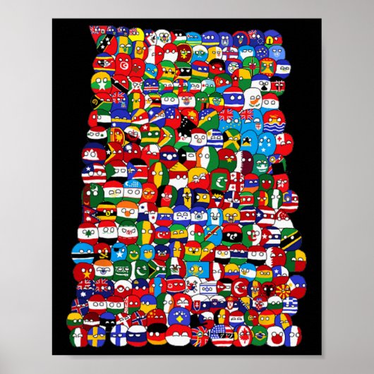 Länderflaggen Poster (Vorne)