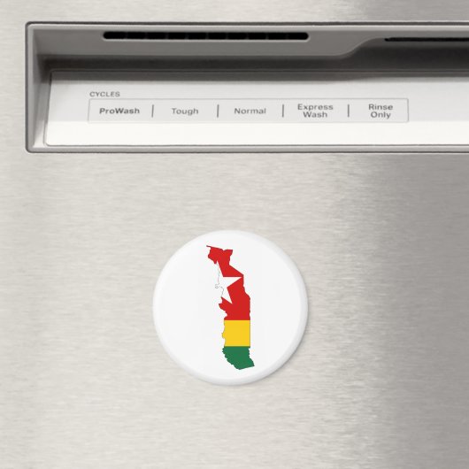 Länderflaggenkarte Magnet (In Situ (Geschirrspüler))