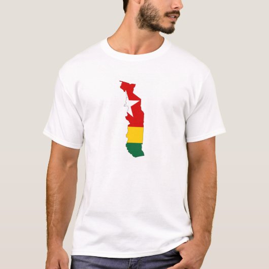 Länderflaggenkarte T-Shirt (Vorderseite)