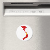 Länderflaggenkarte vietnam magnet (In Situ (Geschirrspüler))