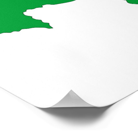 Länderflaggensymbol Poster (Ecke)