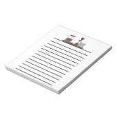 Ländergehäuse Kleine dunkle Unterlage Notizblock (Rotiert)