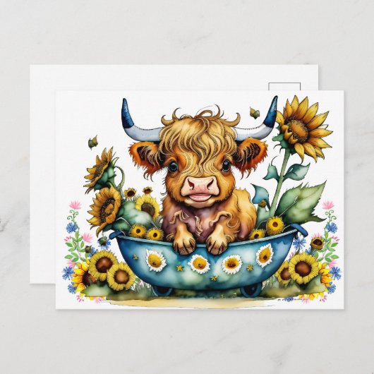 Ländergrüßen Postkarte (Vorne/Hinten)