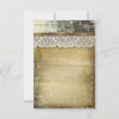 Länderhochzeitskarten RSVP Karte (Rückseite)