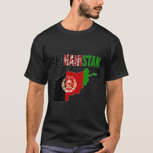 Länderkarte Afghanistans T-Shirt