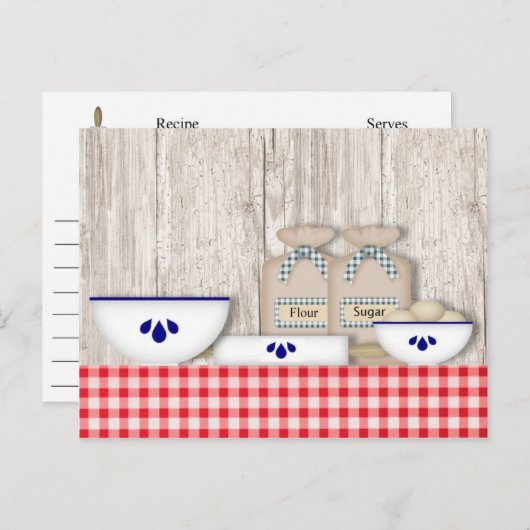 Länderkennung Postkarte (Vorne/Hinten)