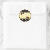 Länderkennzeichen für Kirchenküche Runder Aufkleber (Tasche)