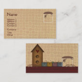 Länderkennzeichen Visitenkarte (Vorne/Hinten)