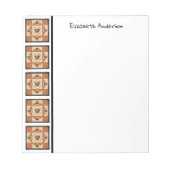 Länderkiche - Grenznotiz Pad Notizblock (Vorderseite)