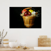 Länderkörbe Poster (Küche)