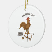 Länderleben Keramik Ornament (Links)