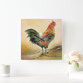 Länderliste Quadratische Wanduhr (Zuhause)