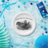 Länderliste und Hähnchen Pappteller (Party)