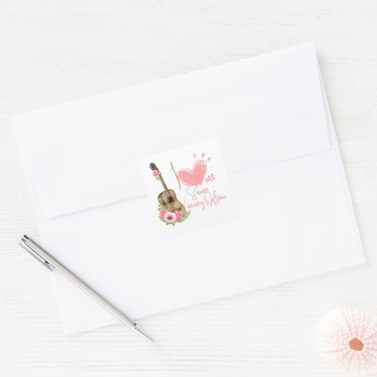 LÄNDERMUSIK - LAINEY WILSON QUADRATISCHER AUFKLEBER (Umschlag)