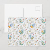 Ländermuster Postkarte (Vorne/Hinten)