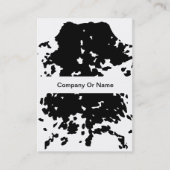 Ländermuster Schwarz-Weiß-Visitenkarten Visitenkarte (Vorderseite)