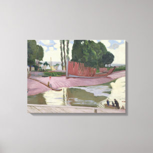 Landerneau River, 1924 Leinwanddruck