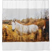 LÄNDERPFERD Duschvorhang (Vorderseite)
