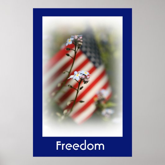Länderplakat für Freiheit Poster (Vorne)
