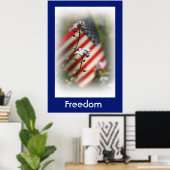 Länderplakat für Freiheit Poster (Heimbüro)