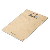 Länderprimitive Großbuchstaben Notizblock (angewinkelt)