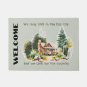 Länderprofil für Wasserfarben - Kabinenlandschaft  Fußmatte (Vorderseite)