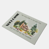 Länderprofil für Wasserfarben - Kabinenlandschaft  Fußmatte (Schrägansicht)