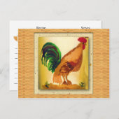 Länderrekordkarte Postkarte (Vorne/Hinten)