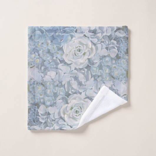 Länderspezifische Blume Badhandtuch Set (Waschlappen)