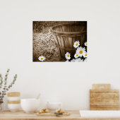 Länderspezifische Blume Poster (Küche)