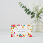 Länderspezifische Blume Visitenkarte (Stehend Vorderseite)