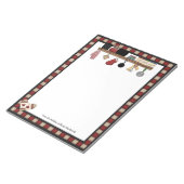 Länderspezifische Karo Notizblock (angewinkelt)